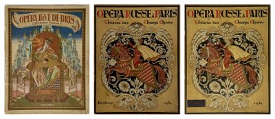 three books with illustrations of a man on a horse and a woman on a horse