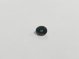 a single black diamond on a white surface