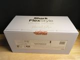 a box with a picture of a shark on it