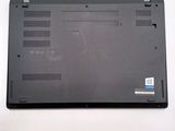 a black laptop that is sitting on a white table