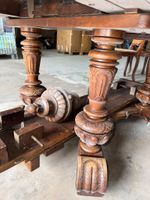 Table de salle à manger de style Louis XV, en bois sculpté, … (photo 2)