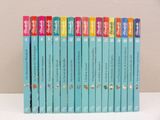 the children ' s books are lined up in a row