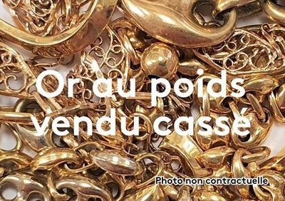 Lot d’or : 15,6 g. brut (composition à titre indicatif : 750…