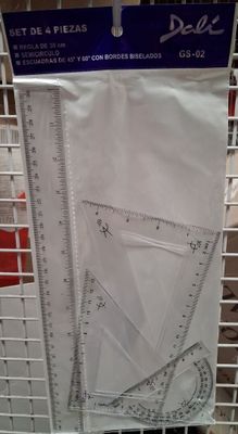 a lot of different types of rulers in the store