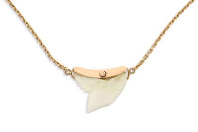 Pendentif Résine et or 18k (750)