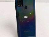 a close up of the back of a galaxy note 10 lite phone