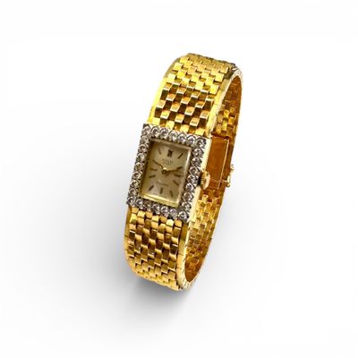 KULM Montre bracelet de dame en or jaune (750). - Photo 1