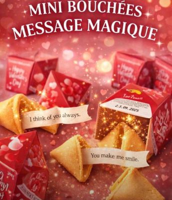 mini bouches message magique valentine ' s day