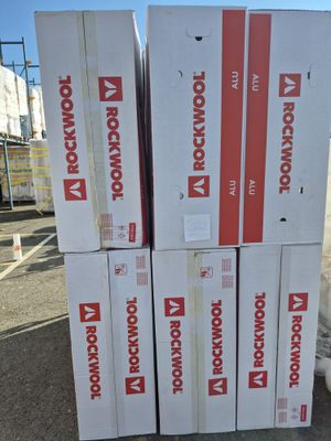 Lot d'environ 216ml de rouleau isolant alu Marque : Rockwool…