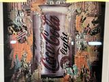 a picture of a coca cola can in a picture frame