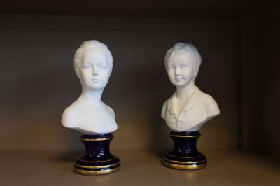 Joseph GOSCIMSKI à LIMOGES Paire de bustes d'enfants
