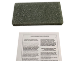 a picture of a piece of granite next to a piece of paper