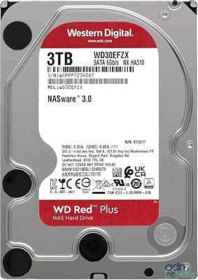 Disque dur Western Digital Red WD30EFAX de 3 To
