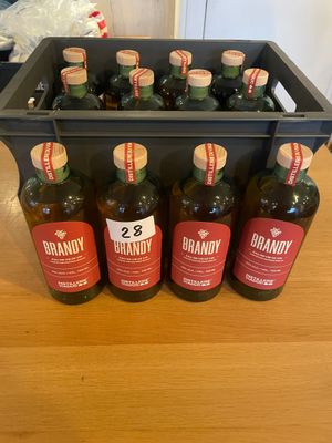 12 bouteilles de Brandy Spiritueux cuvée eau de vie de vin 4… - Photo 1
