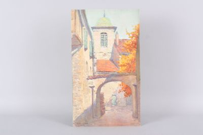 Paul MONNIER (1893-1962) : Morey Saint Denis. Aquarelle sign…