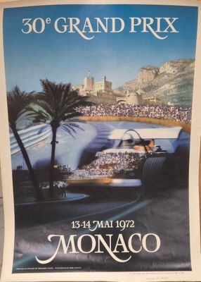 an image of a poster for the monaco grand prix