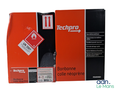 a red box with a black and white label and a red box with a black and white label and a red box with a black and white label