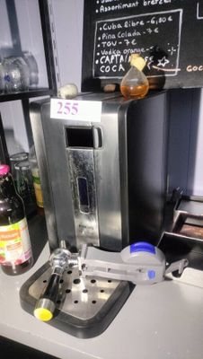 a coffee machine that is sitting on a counter