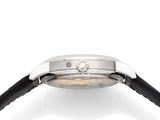 an image of a close up of a watch on a white surface
