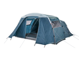 a tent that is set up on a white background