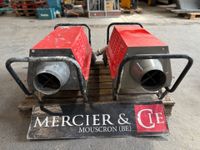 THERMOBILE VTB-15000 - LOT DE 2 CHAUFFAGES SOUFFLANT 400V - …