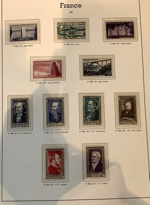 a picture of a picture of a collection of stamps
