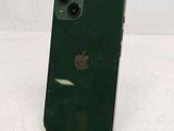 a close up of the back of a green iphone 11