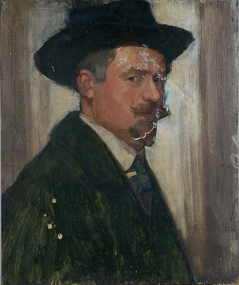 2 portraits d'homme début 20ème siècle - Photo 1