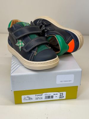 Paire DE Chaussures Enfant Franco Romagnoli Texano Blu Taill…