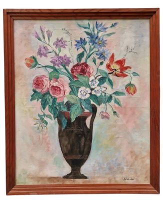 Alice HALICKA (1884-1975), "Bouquet de fleurs dans un vase g… - Photo 1