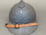 a helmet that is sitting on a table