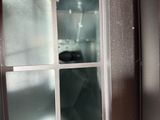 a mirror on the wall of a train car
