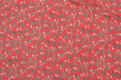 SOULEIADO. Grand carré en mousseline de soie à motifs floral… - Photo 1