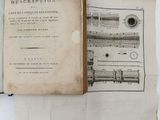 a book with a drawing of a train on it