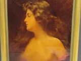 une image d'un tableau représentant une femme en robe rose
