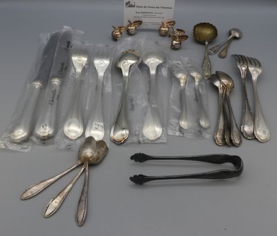 CHRISTOFLE Paris, Modèle Spatours, 2 fourchettes, 2 cuillère…