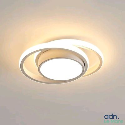 une photo d'un plafonnier de forme circulaire