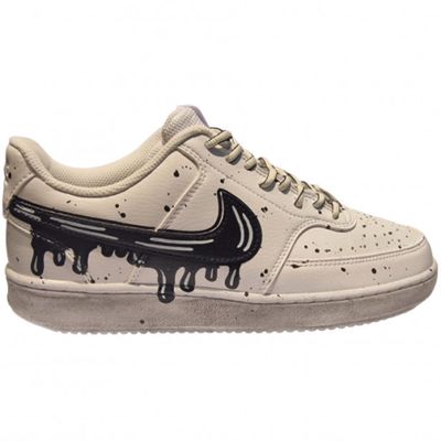 nike air force 1 low splate cream / black