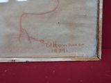 une image représentant un cheval dessiné sur une feuille de papier