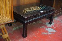 Table basse chinoise - ornée de personnages - H : 37 cm L : … (photo 3)