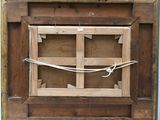 a picture of a picture of a wooden frame with wires