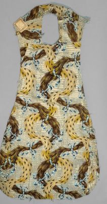 an image of a dress with a bird pattern on it