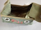 a small bag with a zipper on the inside of it