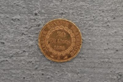 Pièce 20 francs or 1898