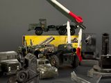 a lot of toys that are sitting on a table
