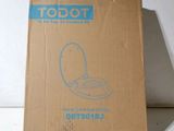 une boîte en carton sur laquelle est représentées des toilettes