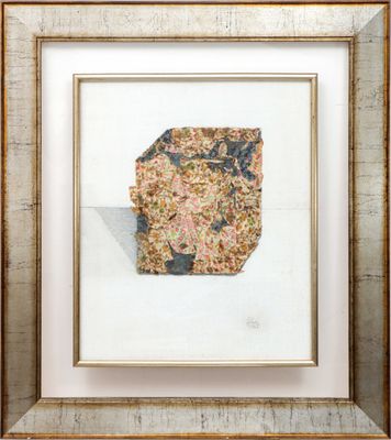 an image of a picture of a rock in a frame