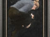 une image représentant un tableau où l'on voit une femme, la tête entre les mains