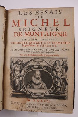 MONTAIGNE (Michel de). Les Essais. Paris, Michel Blageart, 1… - Photo 1