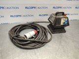 a close up of a hose and a water pump on a table